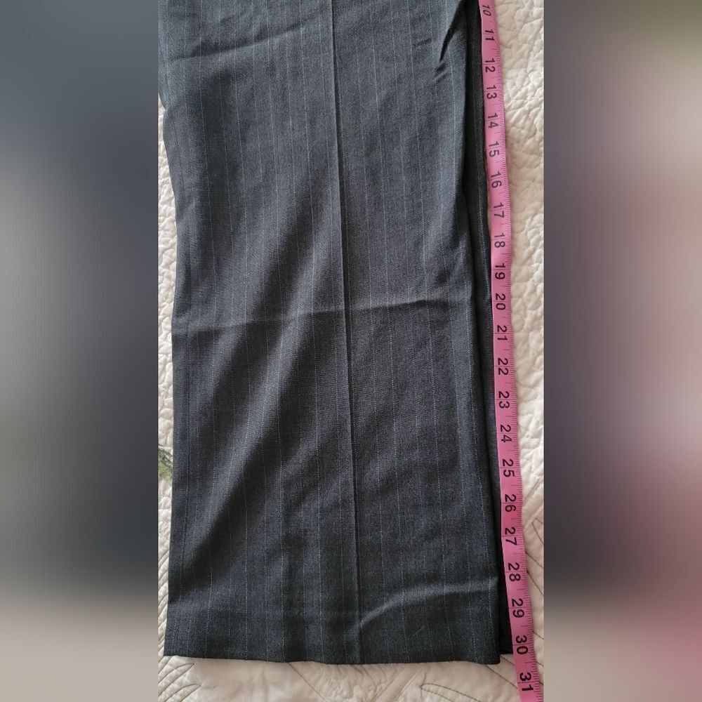 Lane Bryant pinstripe wide leg Trousers (20) - Picture 5 of 9